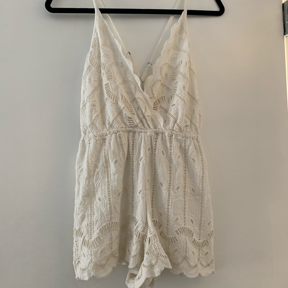 Tularosa Charmer Plunge Romper